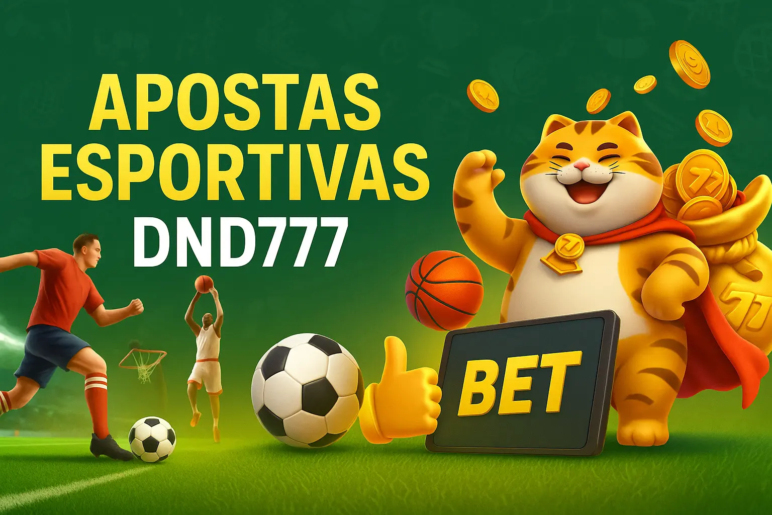 Aposte em apostas esportivas no cassino online DND777